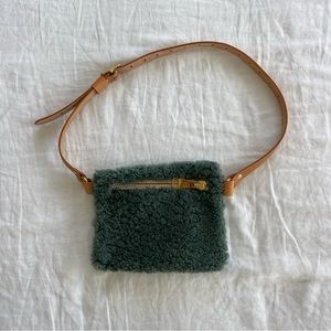 Your Bag of Holding Green Sherpa Crossbody Bag